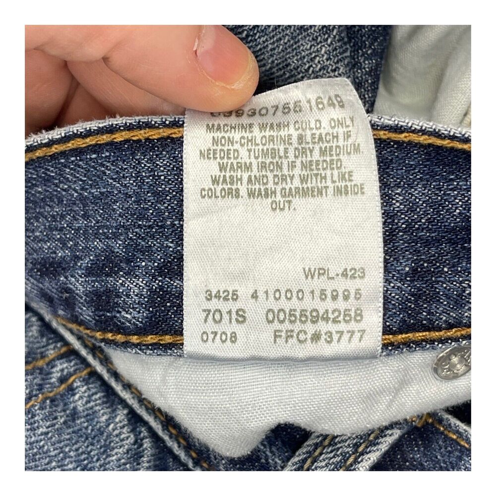 Levi’s 559 Men’s Jeans Blue Relaxed Straight Denim Stretch Measures 39x26.5 - Picture 11 of 13